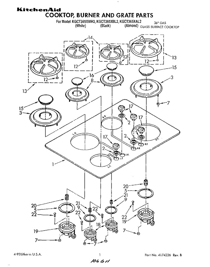 Diagram for KGCT365XBL2