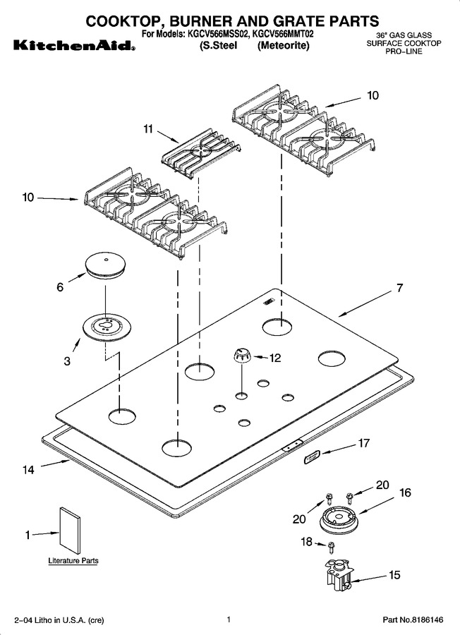 Diagram for KGCV566MSS02