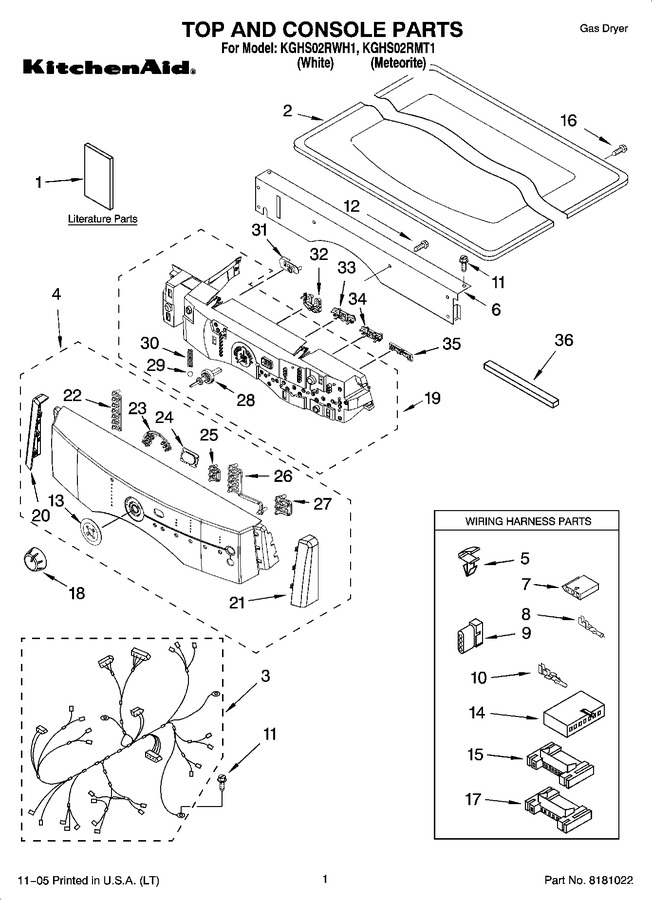 Diagram for KGHS02RWH1