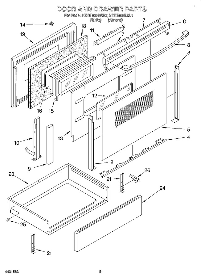 Diagram for KGRT500BWH2