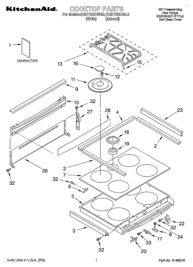 Diagram for KGRT600HWH4
