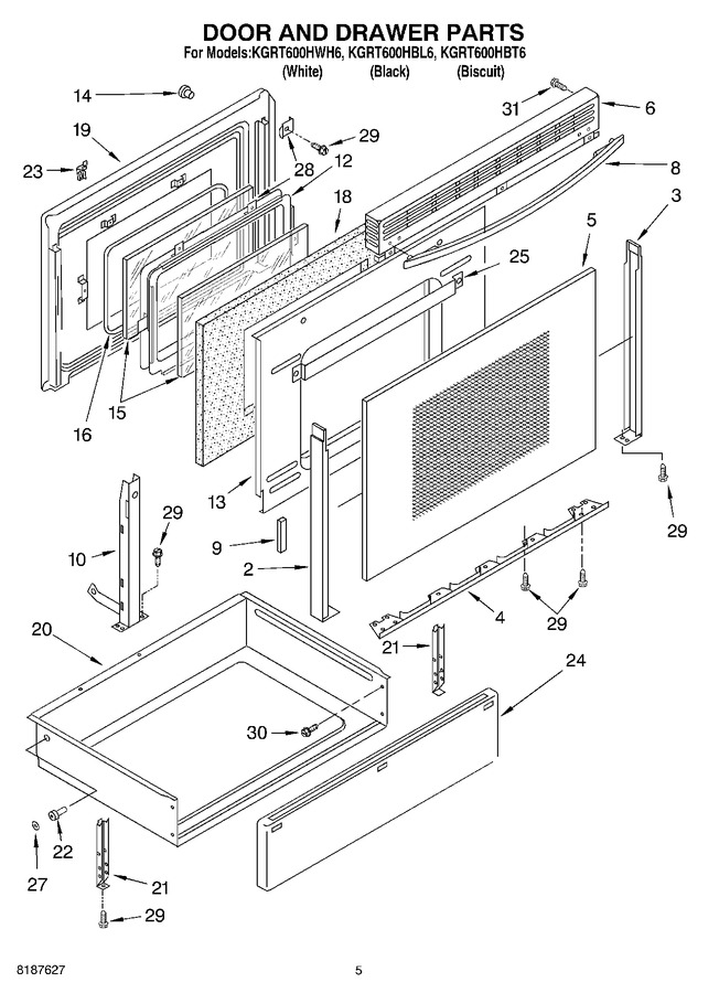 Diagram for KGRT600HWH6
