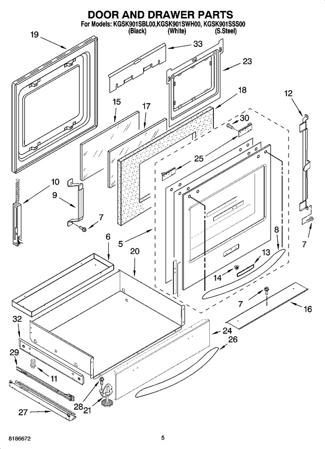 Diagram for KGSK901SWH00