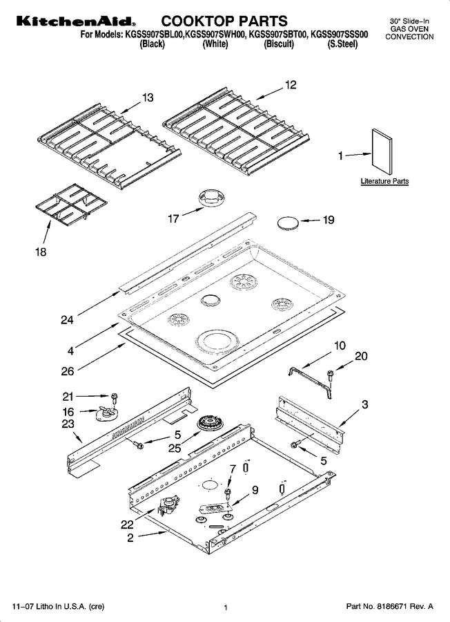 Diagram for KGSS907SBT00
