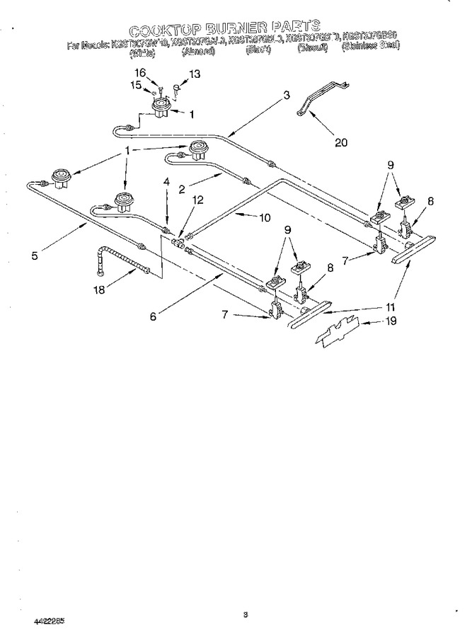 Diagram for KGST307GWH0
