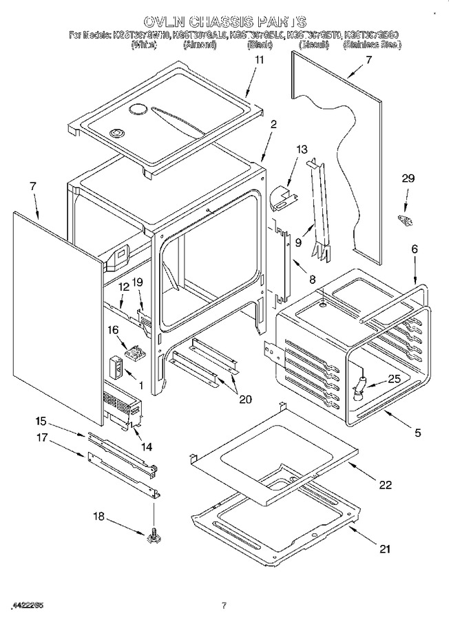 Diagram for KGST307GWH0