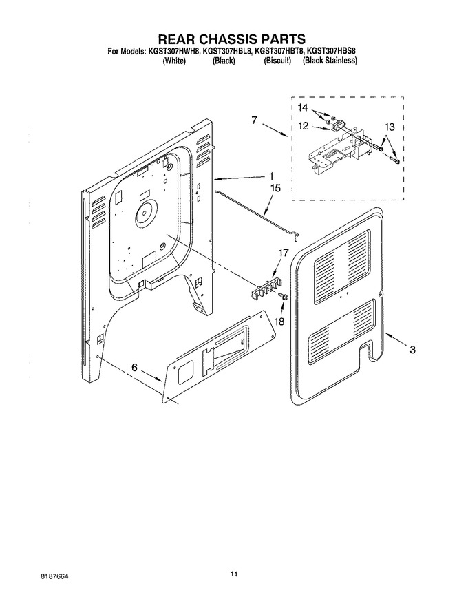Diagram for KGST307HWH8