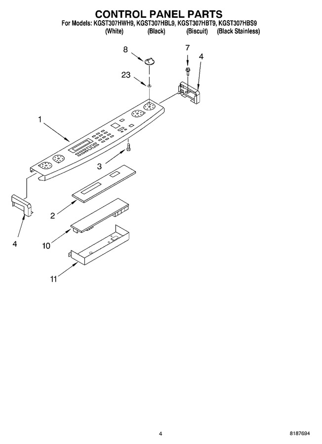 Diagram for KGST307HBS9