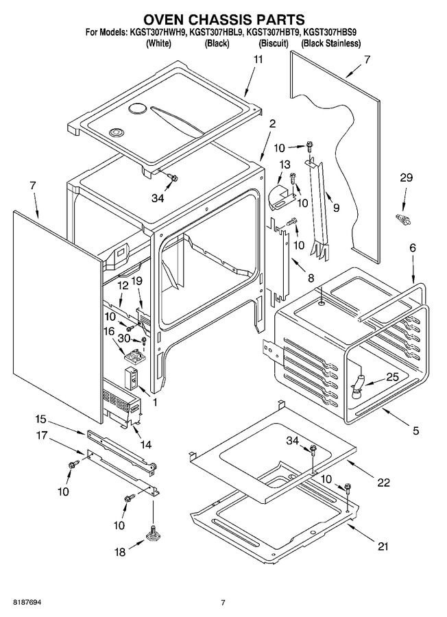 Diagram for KGST307HBS9