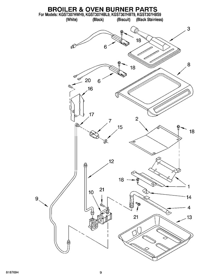 Diagram for KGST307HBS9