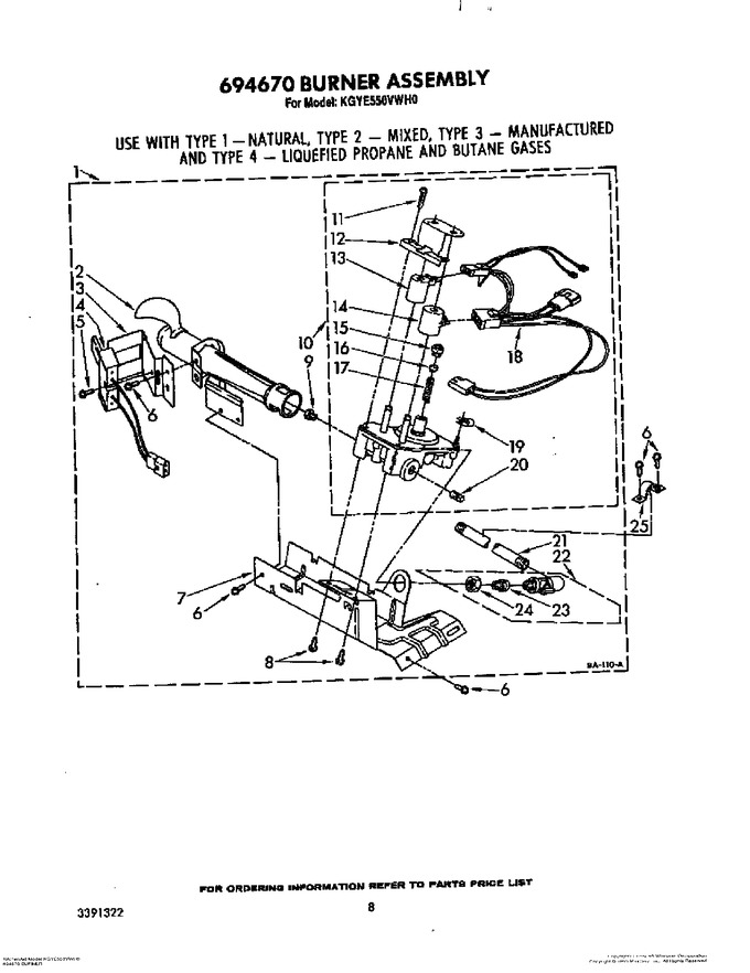 Diagram for KGYE550VWH0