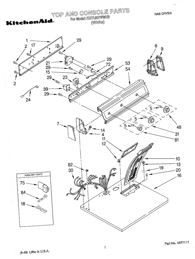 Diagram for KGYL507WWH0