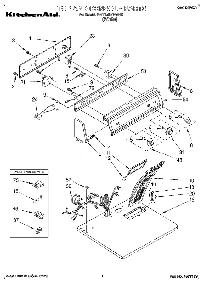 Diagram for KGYL517BWH0
