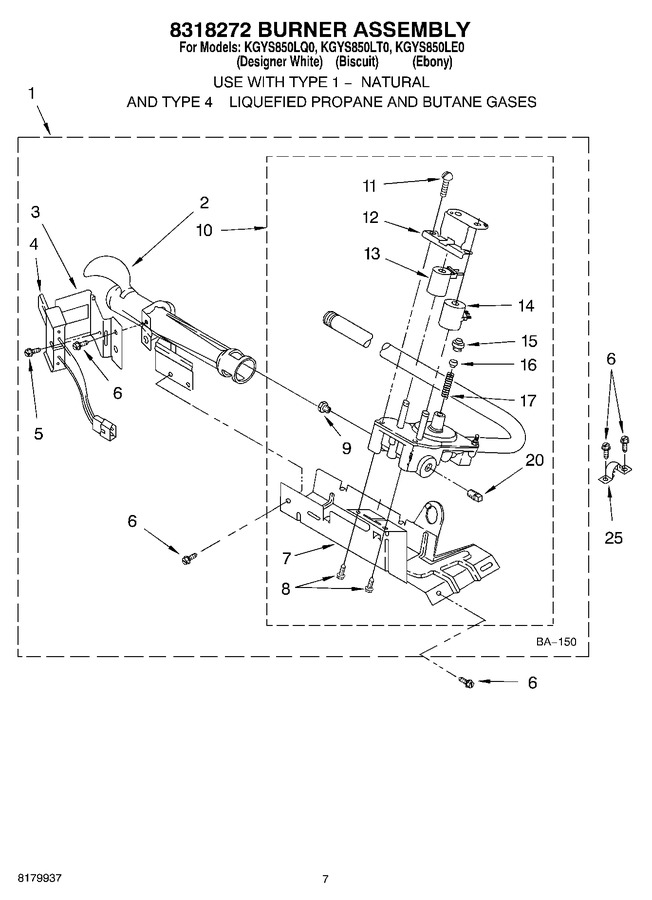 Diagram for KGYS850LT0