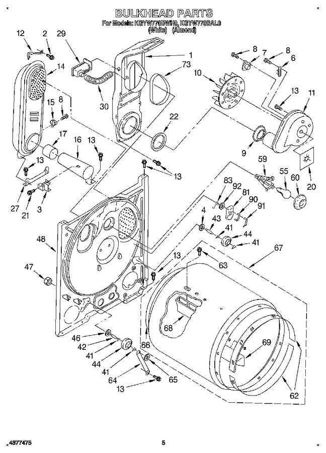Diagram for KGYW770BWH0