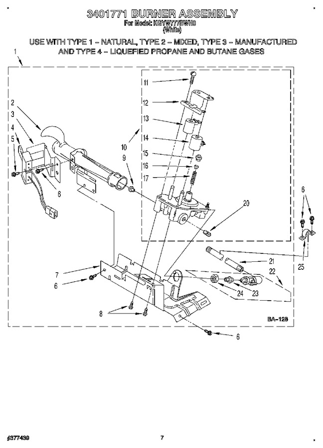 Diagram for KGYW777BWH0