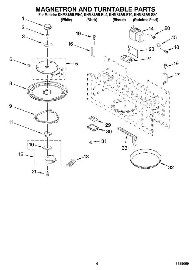Diagram for KHMS155LWH0