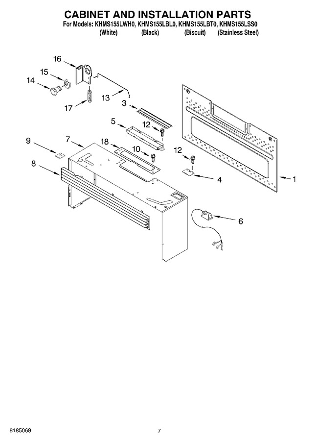 Diagram for KHMS155LWH0