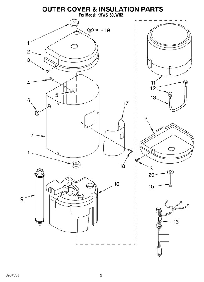 Diagram for KHWS160JEG2