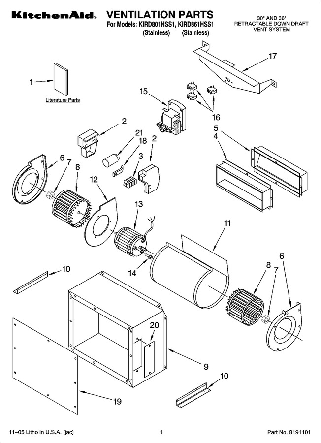 Diagram for KIRD801HSS1