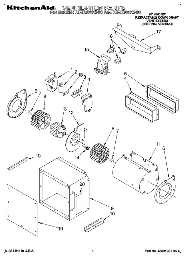 Diagram for KIRD801XSS0