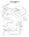 Diagram for 02 - Freezer Liner Parts