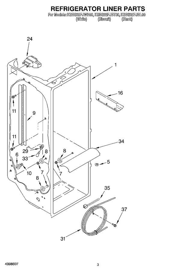 Diagram for KSBS25FJWH00