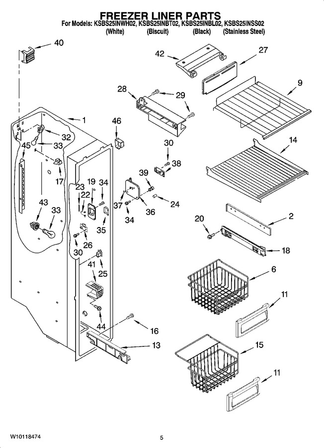Diagram for KSBS25INWH02