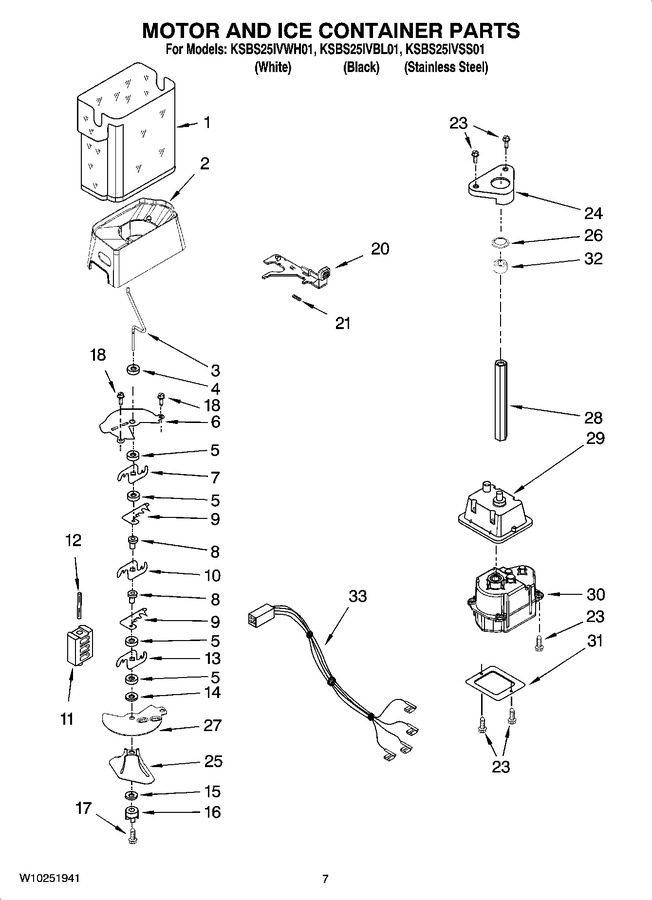 Diagram for KSBS25IVWH01
