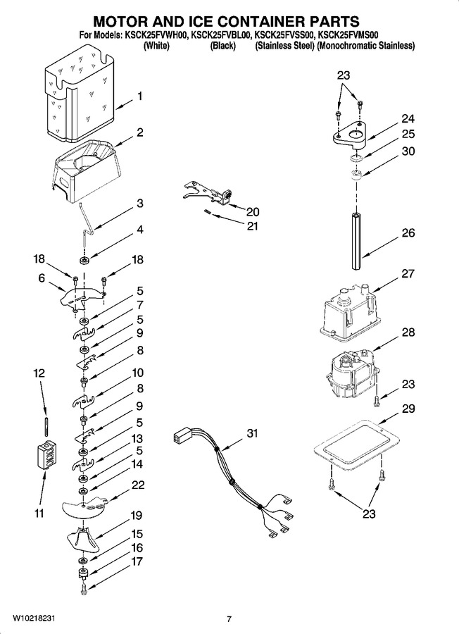 Diagram for KSCK25FVMS00