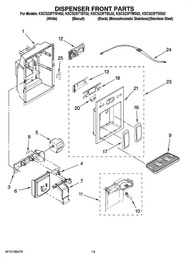 Diagram for KSCS23FTWH02