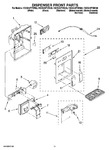 Diagram for 08 - Dispenser Front Parts