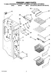 Diagram for 04 - Freezer Liner Parts