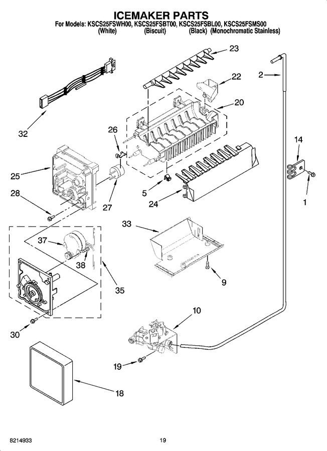 Diagram for KSCS25FSBL00