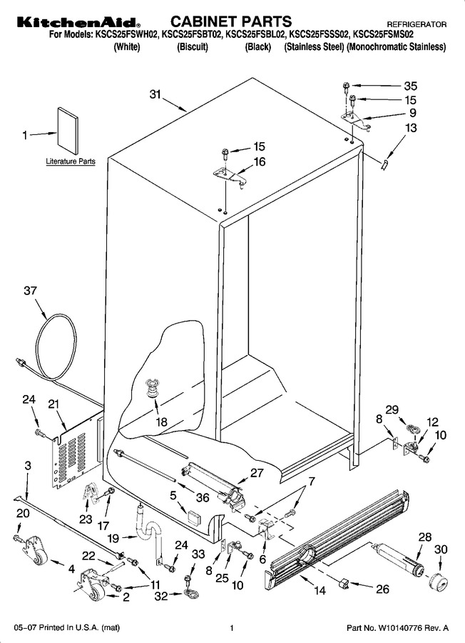 Diagram for KSCS25FSBL02