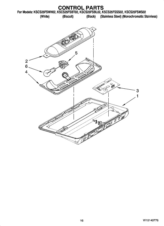 Diagram for KSCS25FSWH02