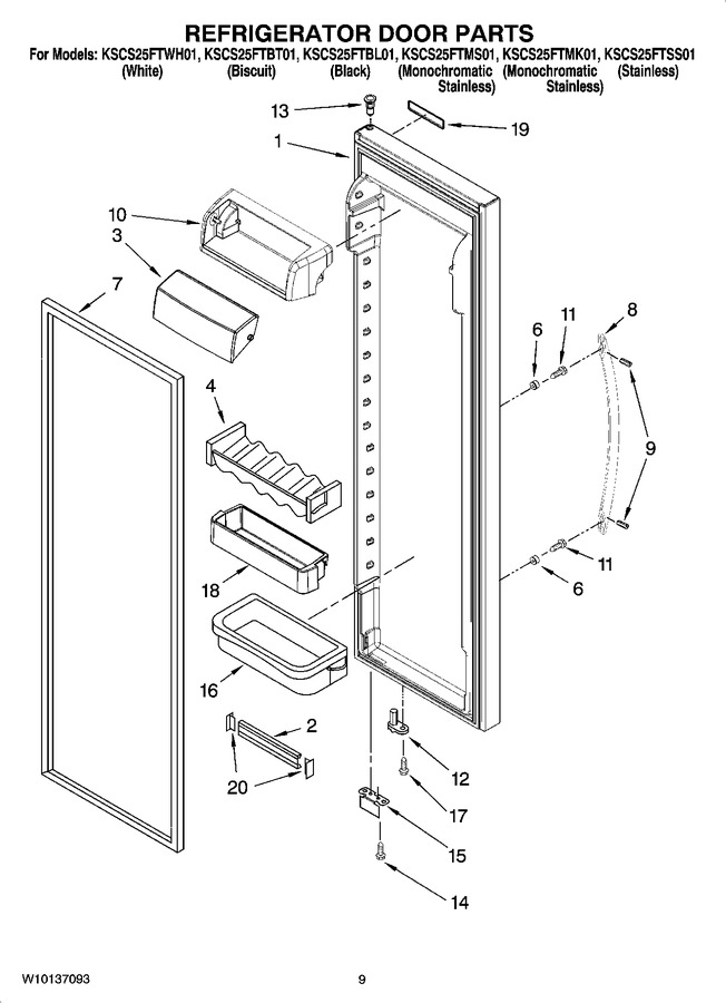 Diagram for KSCS25FTWH01