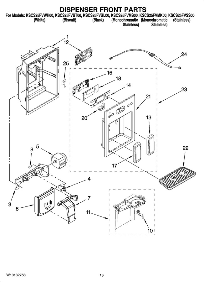 Diagram for KSCS25FVMK00