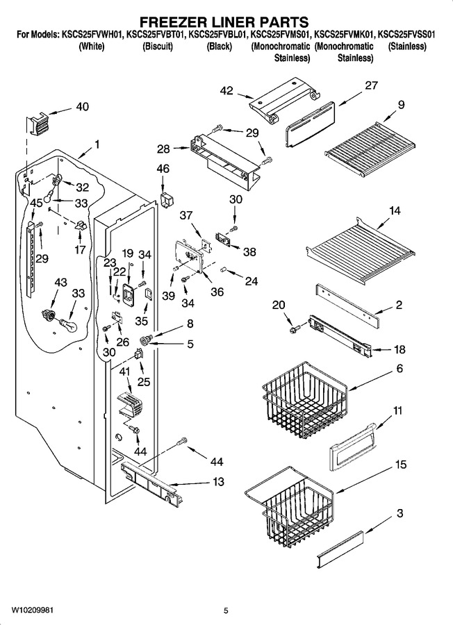 Diagram for KSCS25FVMS01