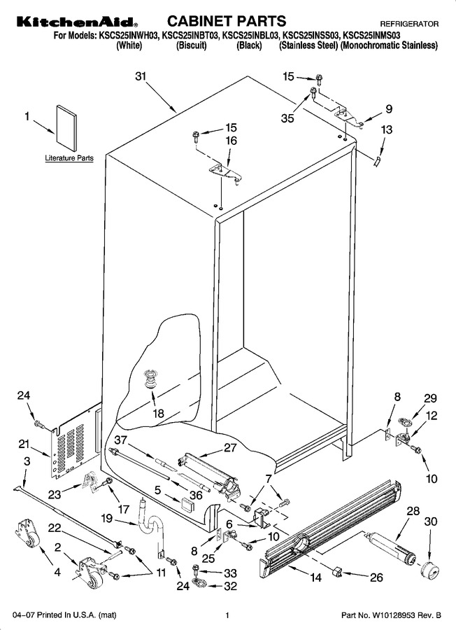 Diagram for KSCS25INBT03