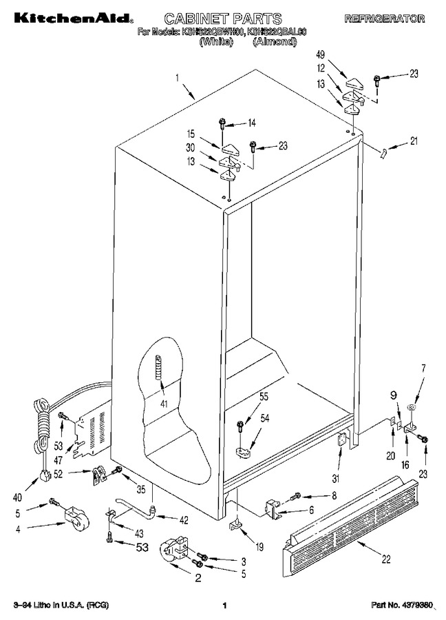 Diagram for KSHS22QBWH00