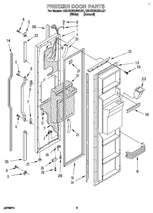 Diagram for KSHS22QBWH01