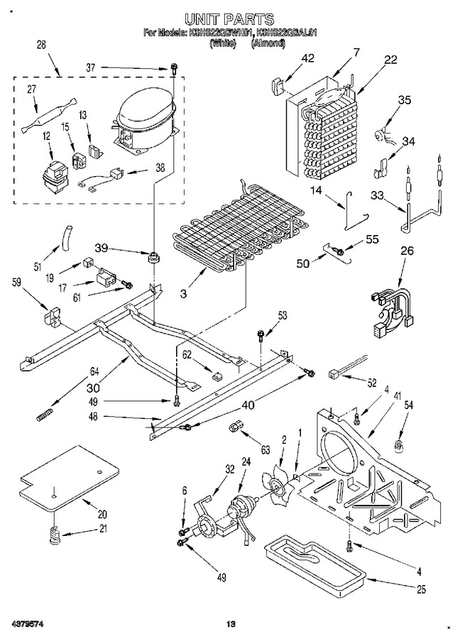 Diagram for KSHS22QBWH01