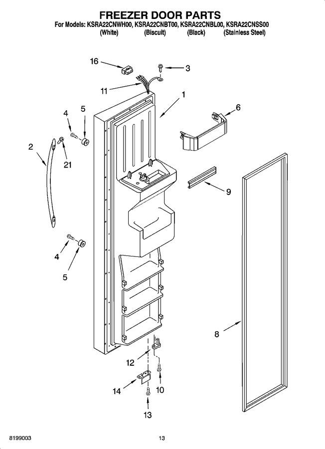 Diagram for KSRA22CNWH00