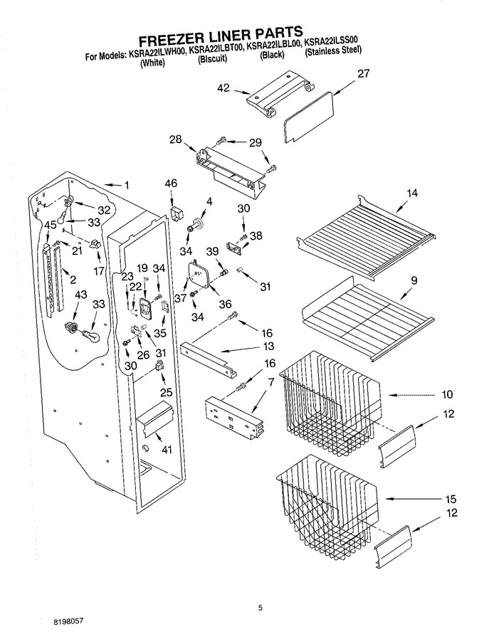 Diagram for KSRA22ILWH00