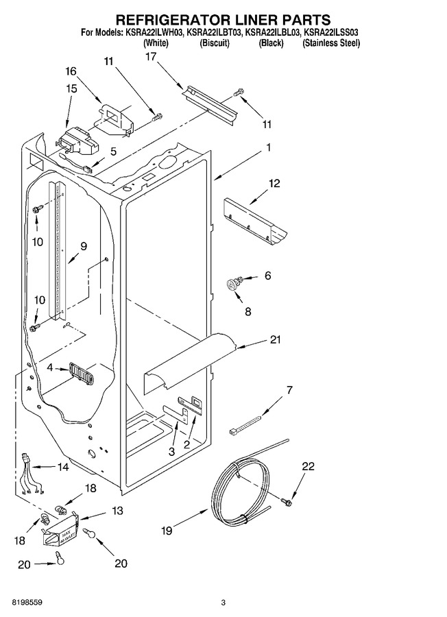 Diagram for KSRA22ILBL03