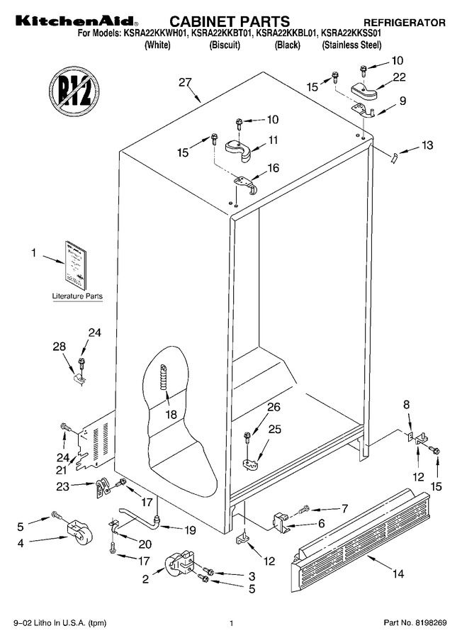 Diagram for KSRA22KKSS01