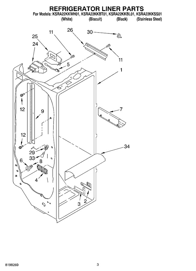 Diagram for KSRA22KKBL01