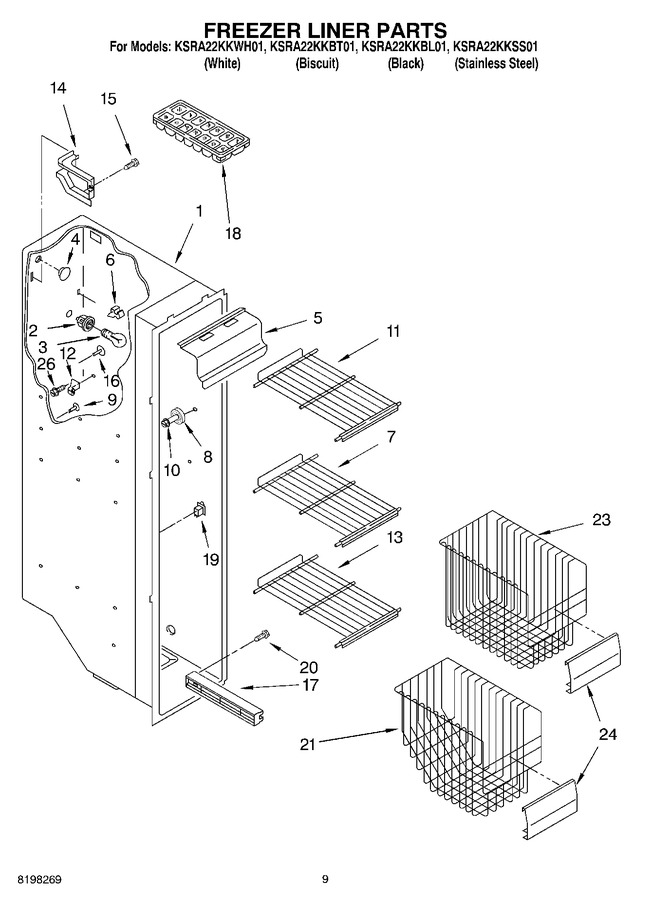 Diagram for KSRA22KKBT01