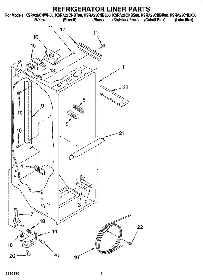 Diagram for KSRA25CNLK00